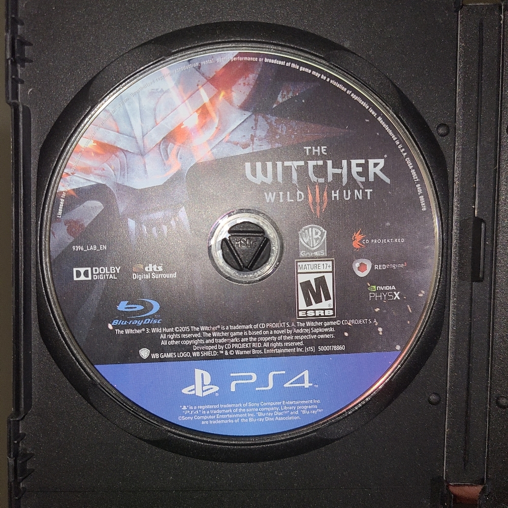 PS4 The Witcher Wild Hunt 3